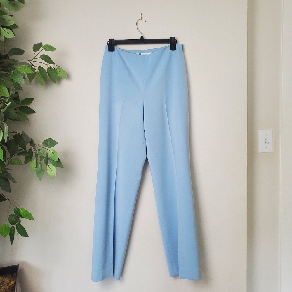 Liz Claiborne Suits Womens Slack Pants Baby Blue Size 4